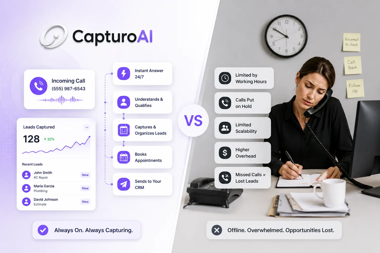 AI Receptionist vs Human Receptionist: What’s the Difference?
