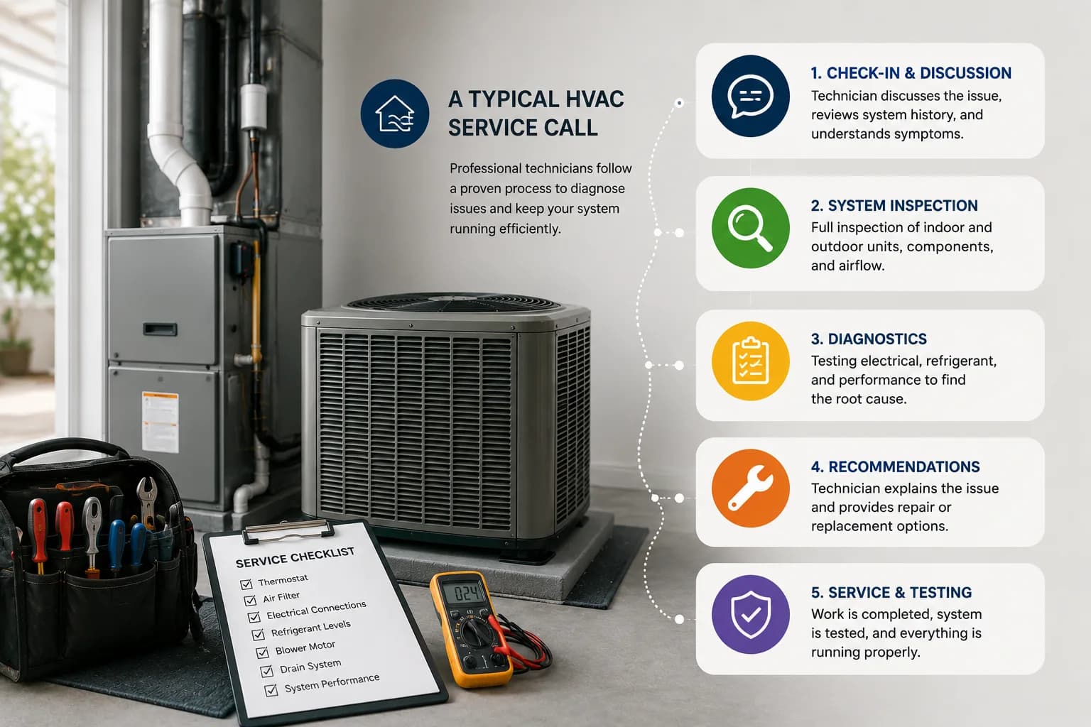 What to Expect During an HVAC Service Call